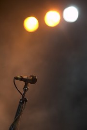 Microphone and Stage Lights